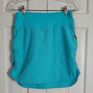 Patagonia Womens Light Blue Skort Sz Xs Tennis Camping Hiking